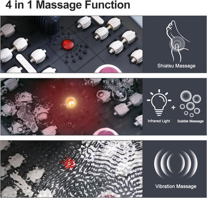 Digital control panel of the Drizo foot spa massager