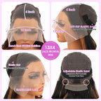 Vemalin human hair wig on mannequin for style display