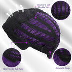 Mxayhnajxl colorful heat resistant cosplay wig styled for a party look
