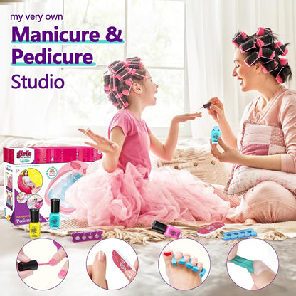 Yoloflix spa gift set including sensory beads and nail tools