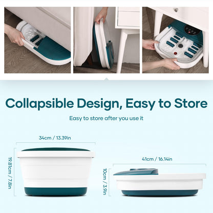 CureCure foot spa with pedicure stone and massage features