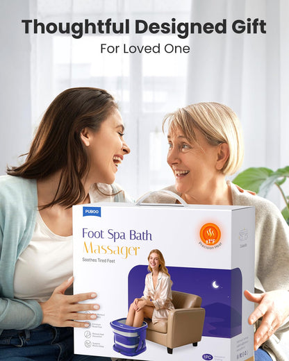 Lifestyle shot of Puboo foot massager being used