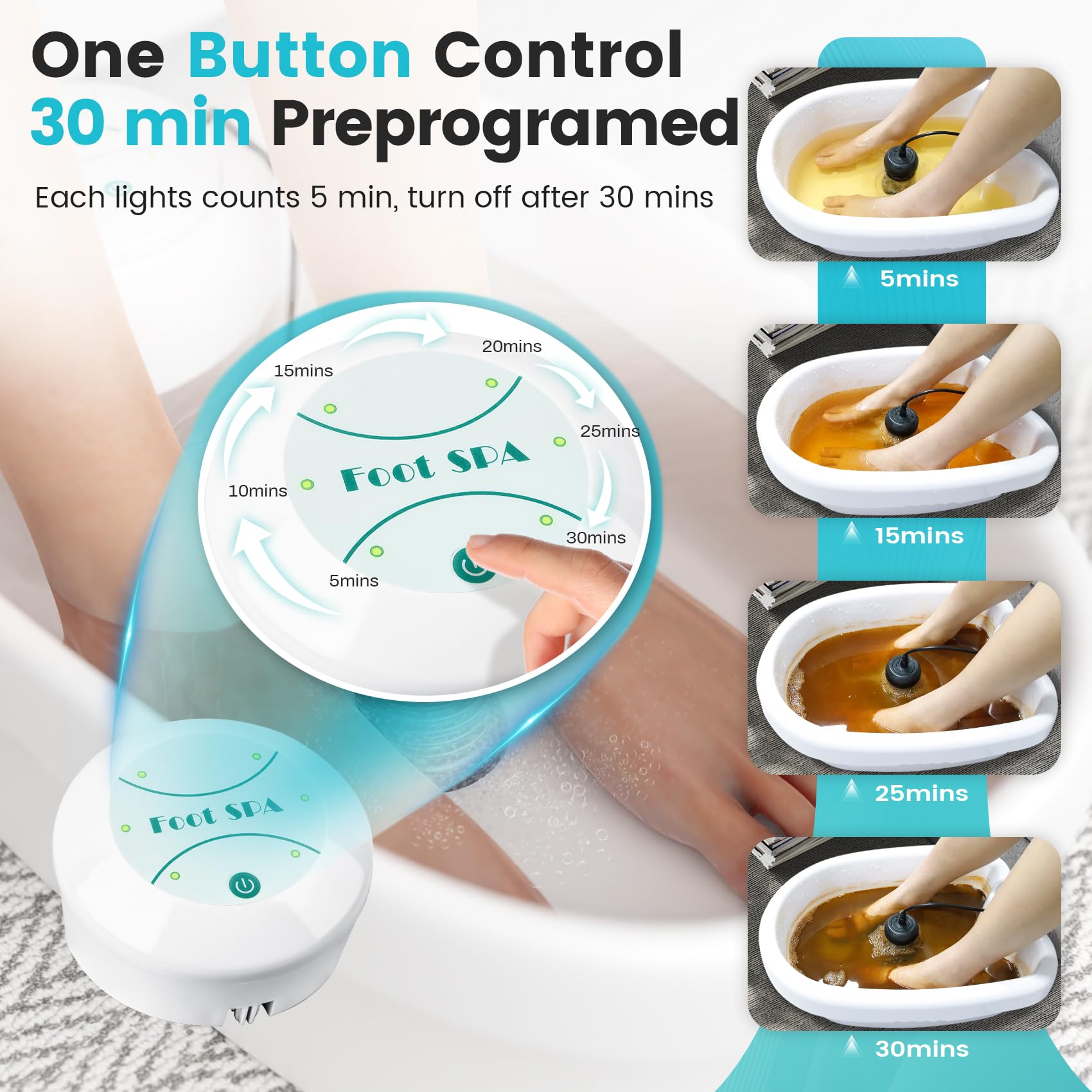 Lecaung ionic foot spa machine with 10 liners included