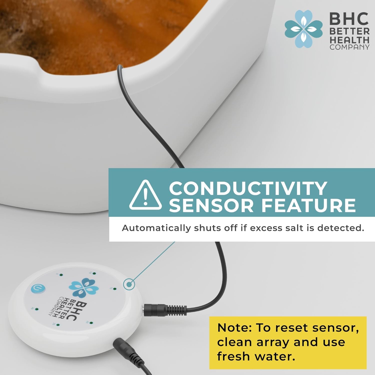 Better Health Company ionic foot bath controller unit and accessories
