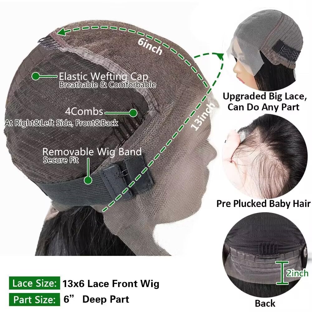 Detailed shot of the Swiss HD transparent lace showcasing the clean pre-plucked hairline texture.