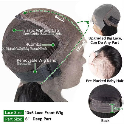 Detailed shot of the Swiss HD transparent lace showcasing the clean pre-plucked hairline texture.