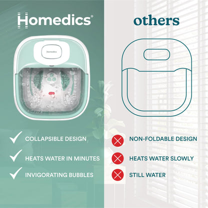 Side view of Homedics Smart Space Elite with safety lock system