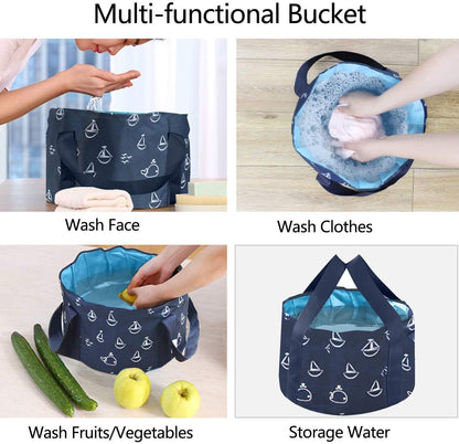 ABSOK 25L foot soaking tub filled with water