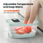 Rightmell Snailax foot spa digital control panel close up