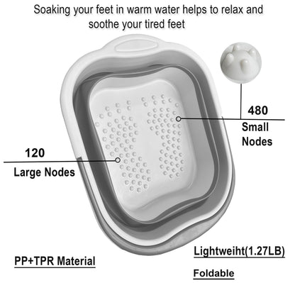 Leemeimei 15L plastic foot bucket top view
