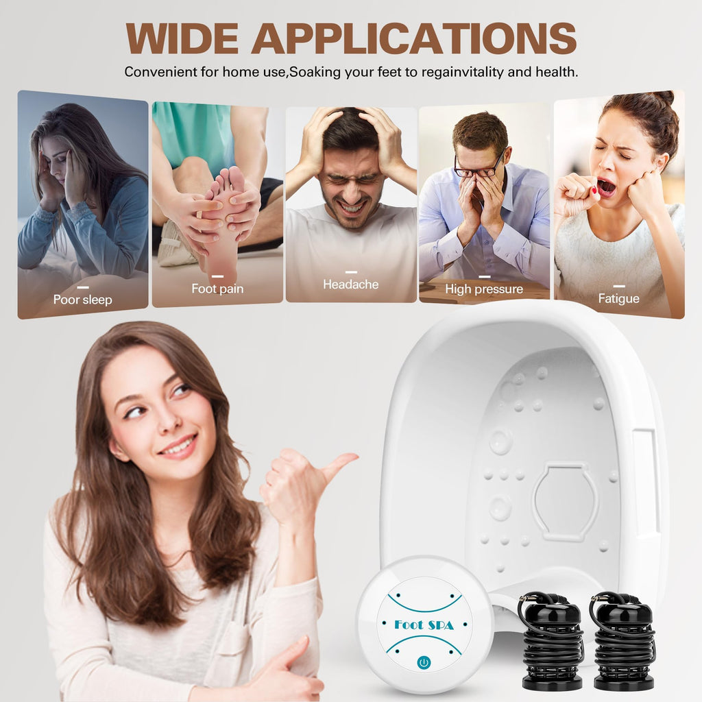 Idudbid portable foot spa basin complete kit