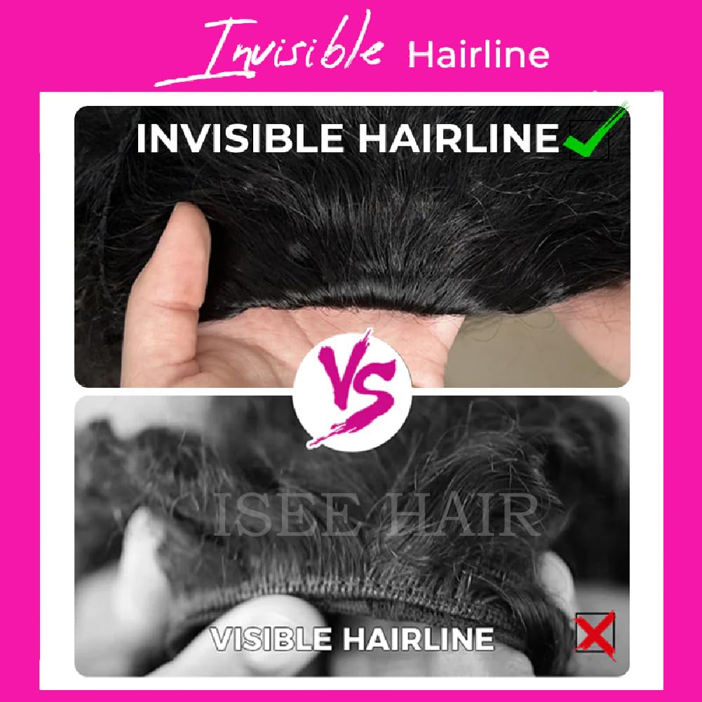 Close up of premium Brazilian human hair kinky curly texture on ISEE half wig
