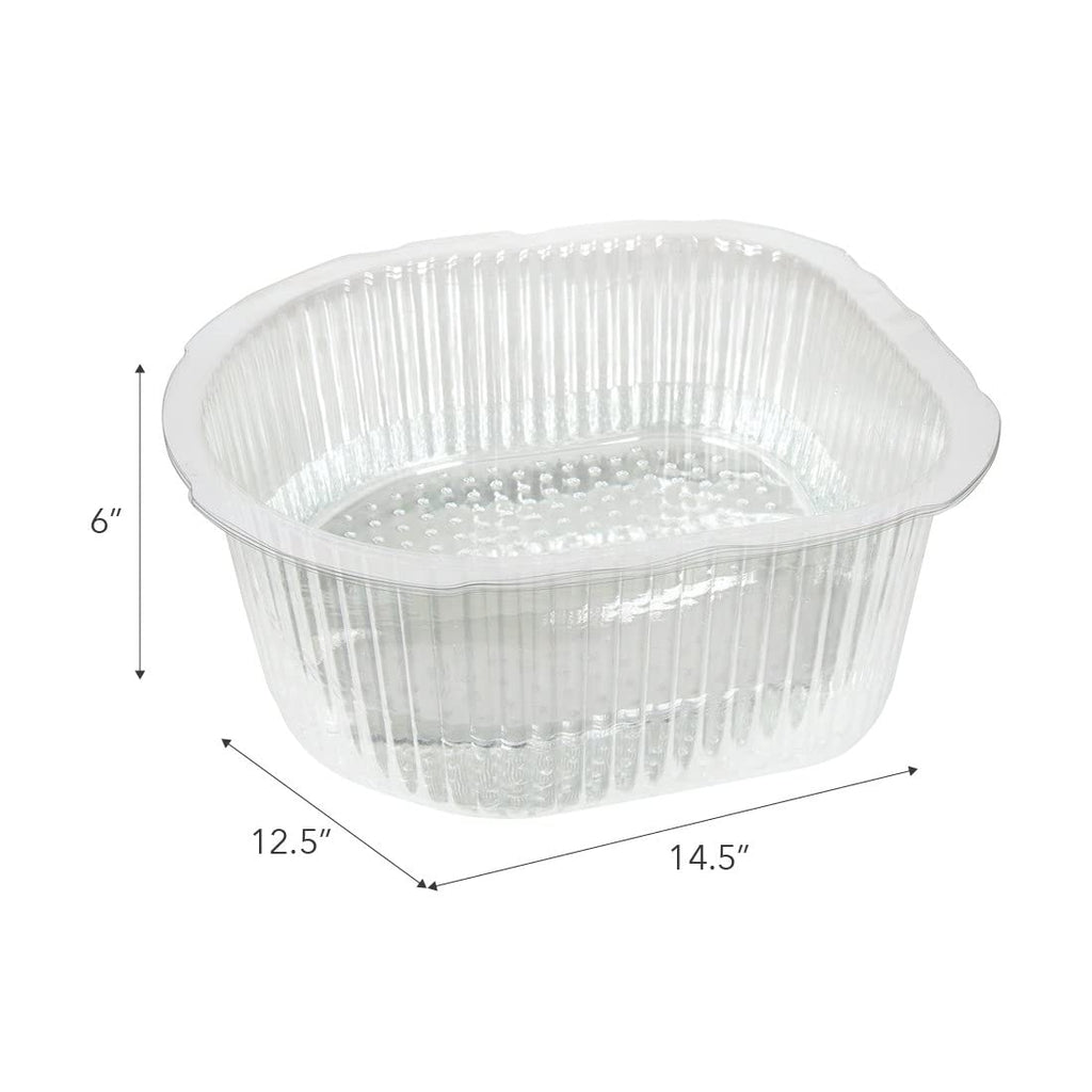ForPro salon pedicure tub liners textured base detail