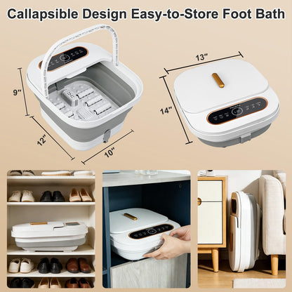 Unifull foot spa bath active with red light feature on