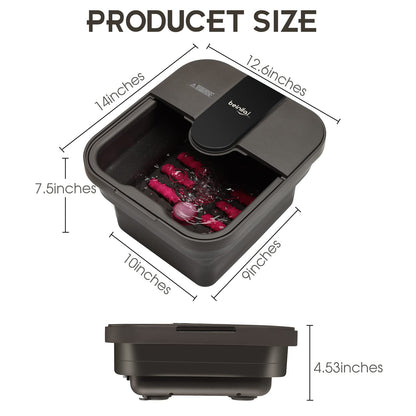 Removable pumice stone feature inside Beinilai foot spa
