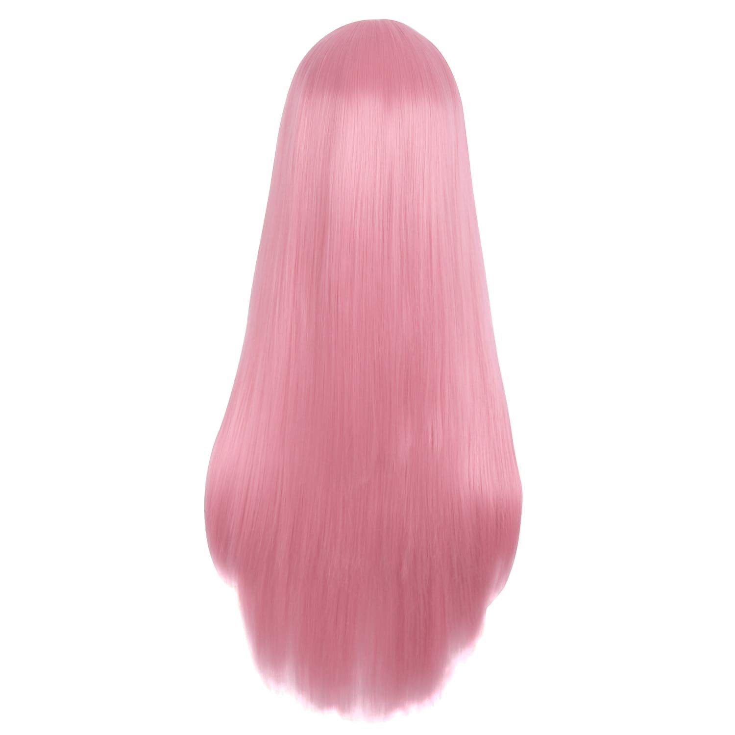 MapofBeauty adjustable cap interior design for long pink cosplay wig