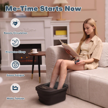 Aqvesane foot bath remote control and settings