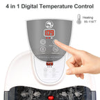 ECARBME Foot Spa Bath Massager bottom base and non-slip feet detail view