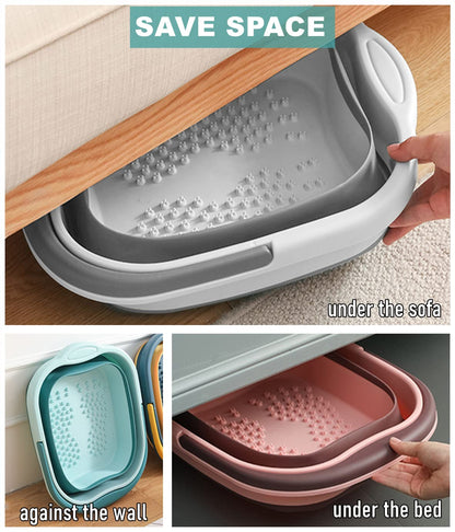 DoroSun foot spa tub demonstrating 15 liter water capacity