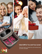 OOAMBB grey foot spa angle view for home relaxation