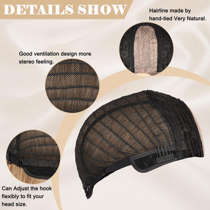 Premium imported USA beauty product packaging showcasing the authentic blonde wavy party styling wig.
