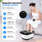 KNQZE foot soaking tub collapsed flat for compact storage