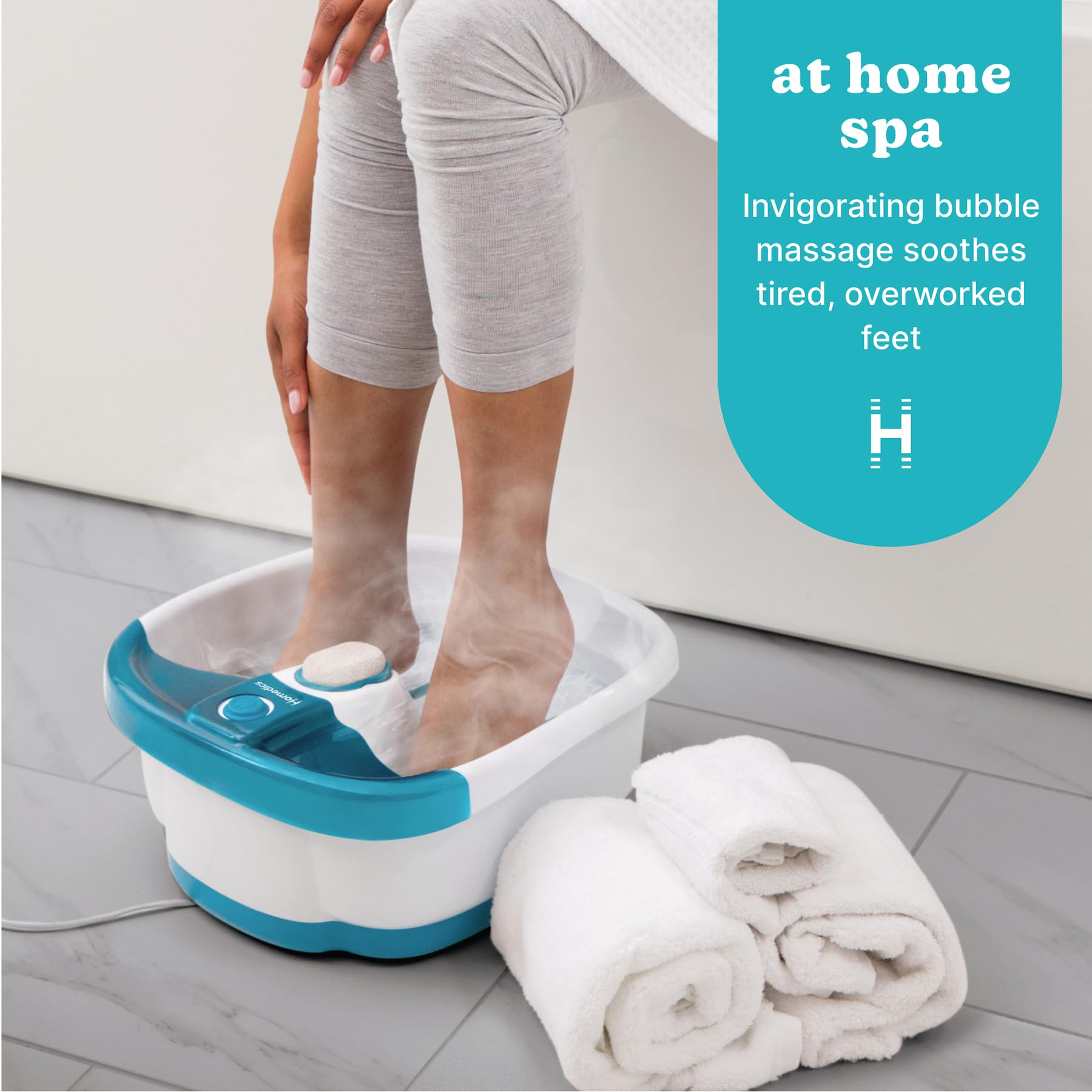 Homedics FB-55 foot bath with bubbling water effect