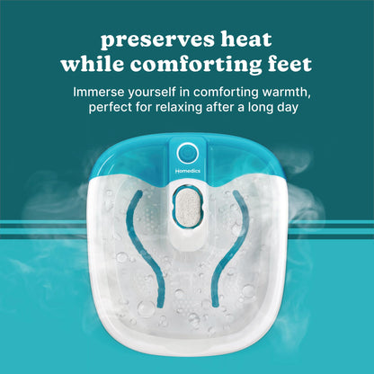 Removable pumice stone feature of Homedics Bubble Mate