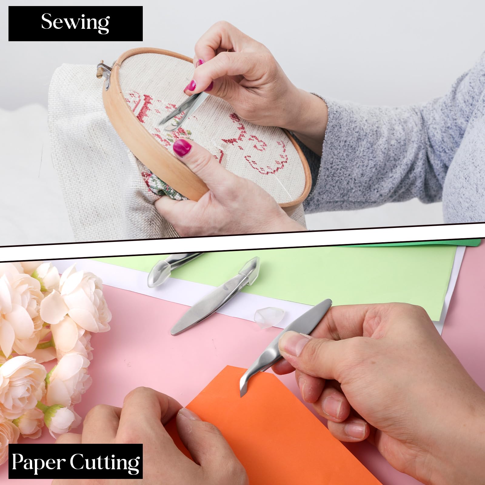 Professional grade stainless steel cuticle cutter set