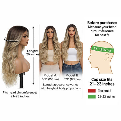 Authentic USA imported premium women styling wig in original brand packaging