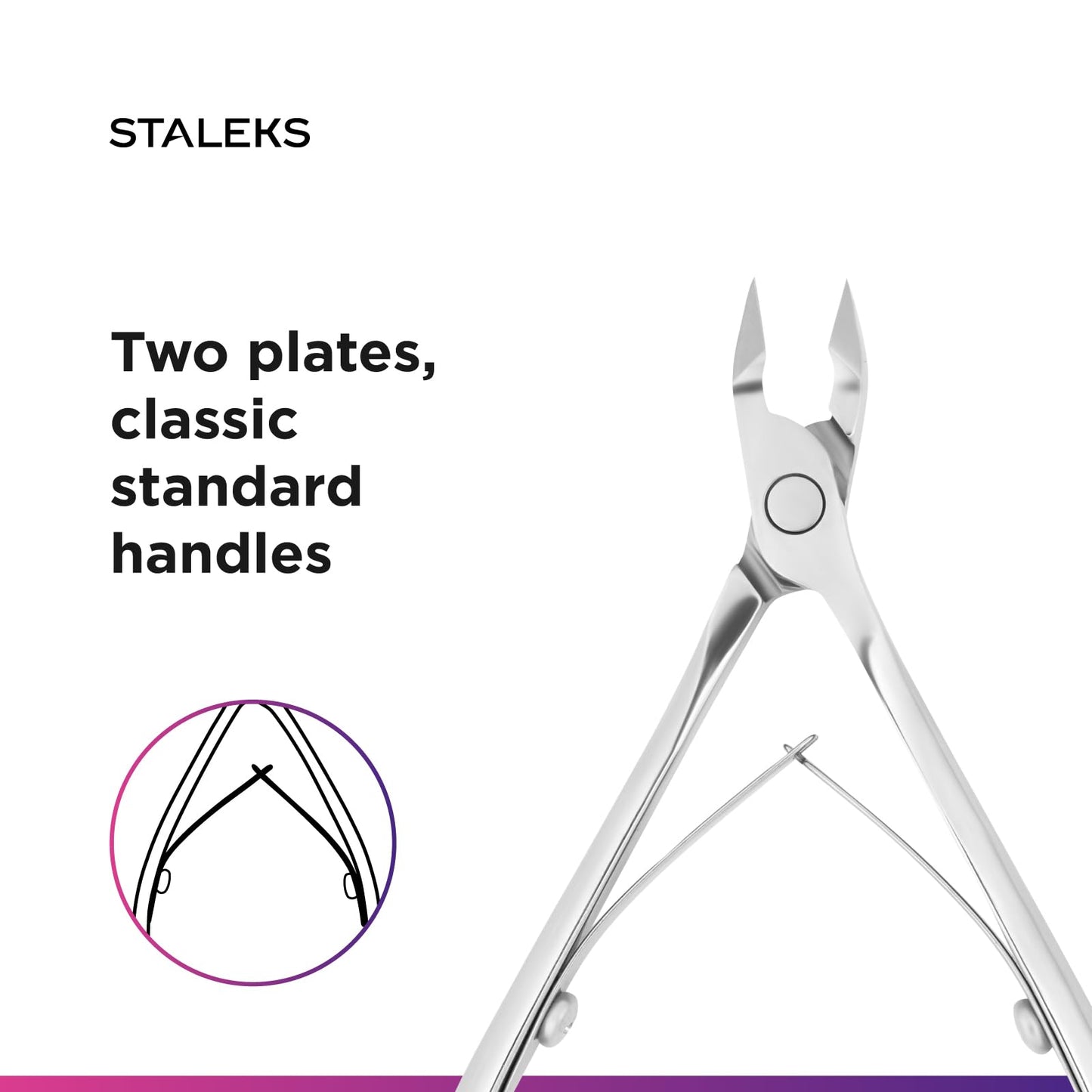 Staleks Pro cuticle tool tip precision view