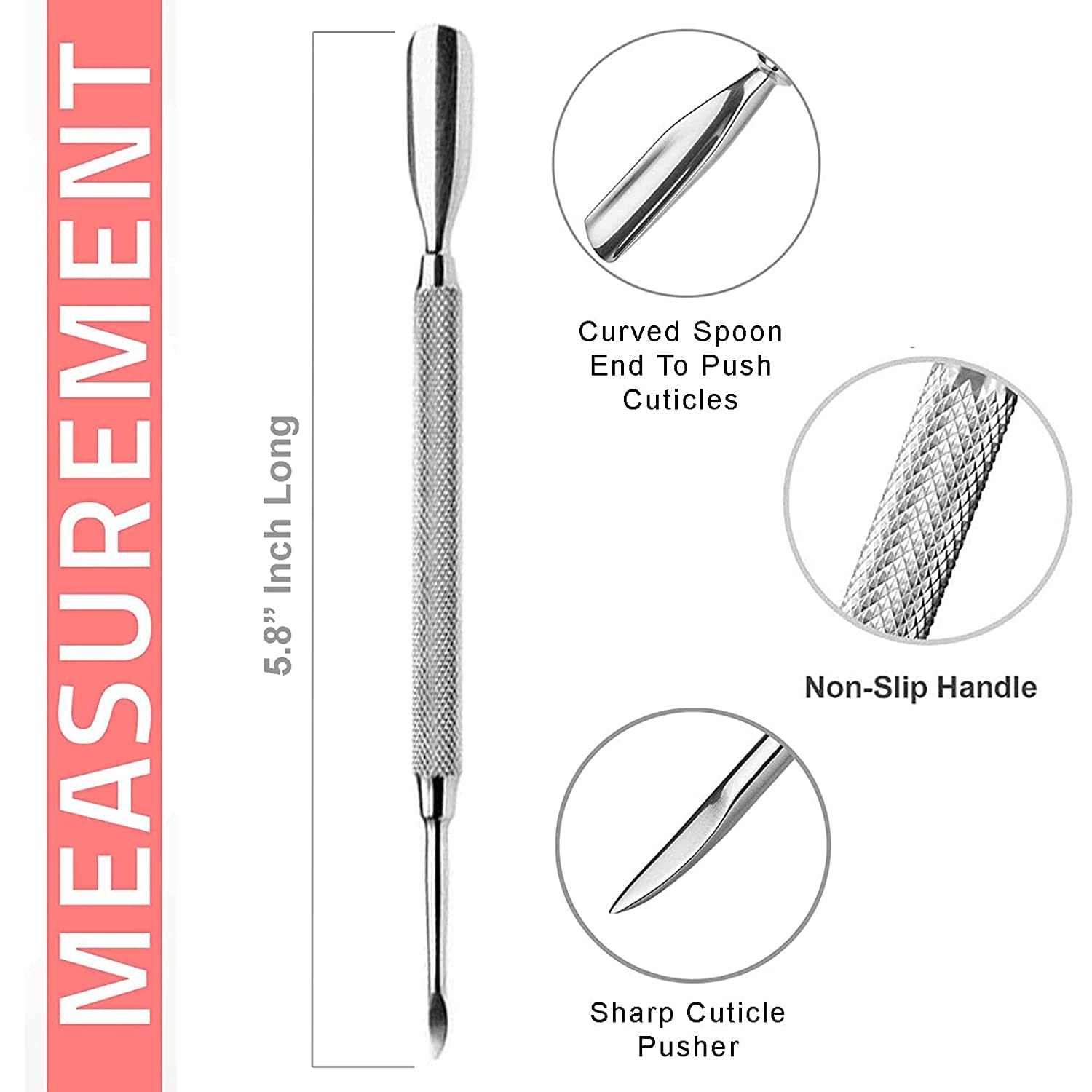 Krisp Beauty cuticle nipper and pusher kit in protective pouch