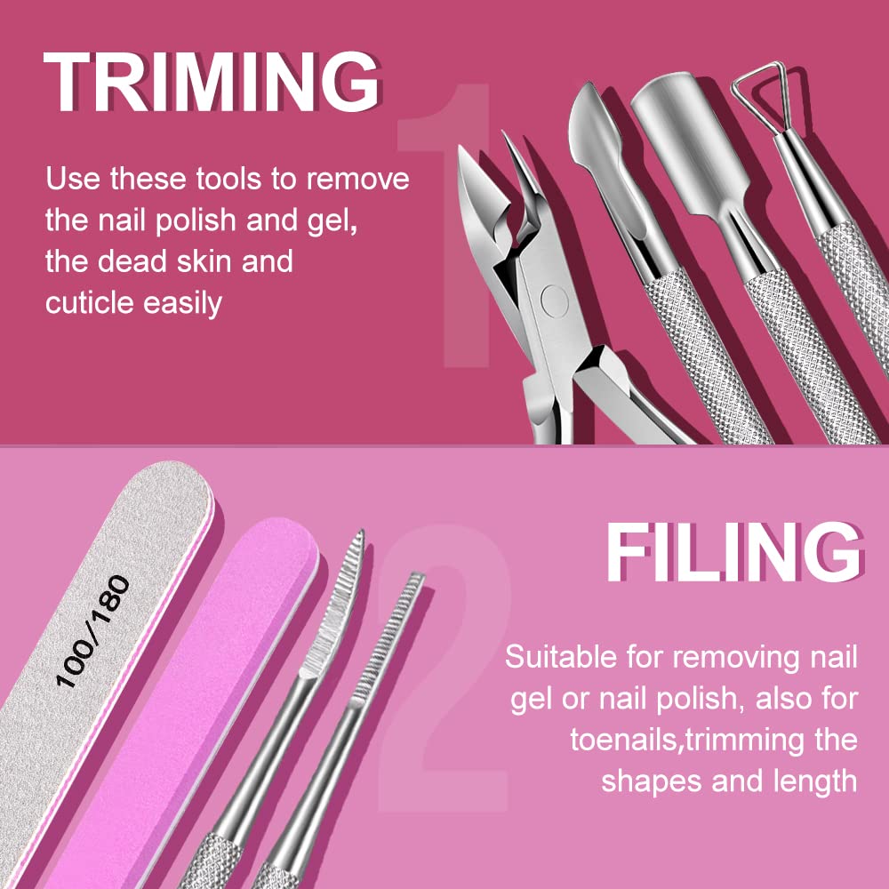 Close up of TsMADDTs stainless steel cuticle nipper and trimmer