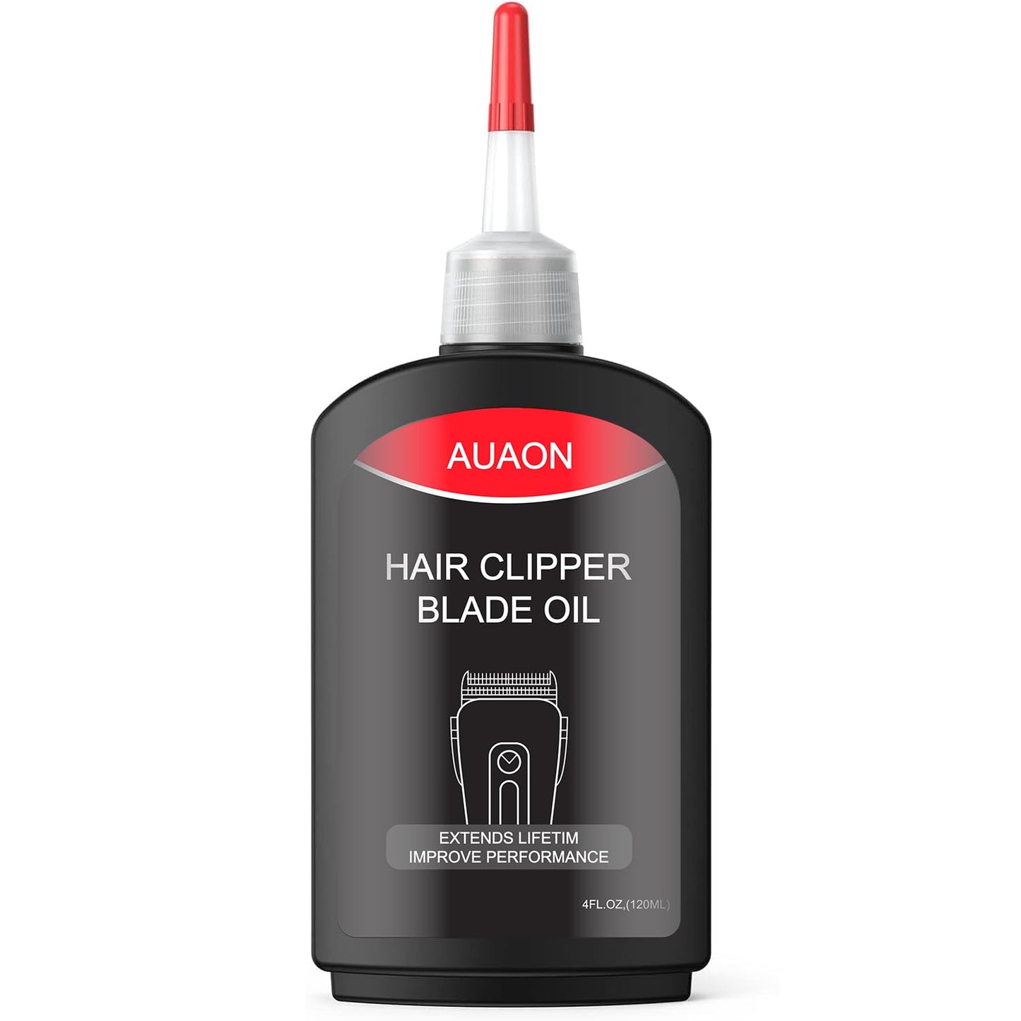 Opove clipper oil 120ml bottle with precise nozzle applicator for targeted blade oiling.