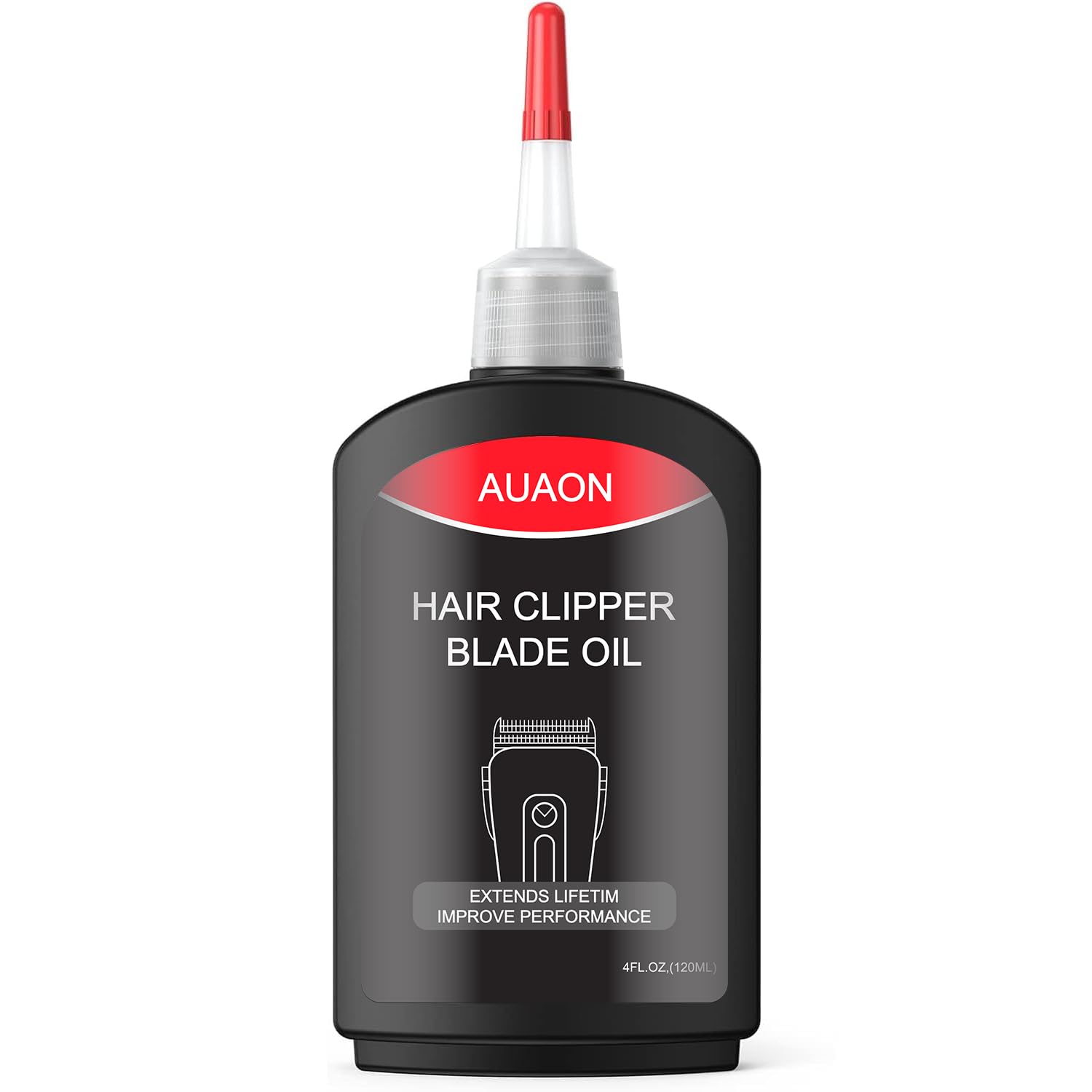 Opove clipper oil 120ml bottle with precise nozzle applicator for targeted blade oiling.