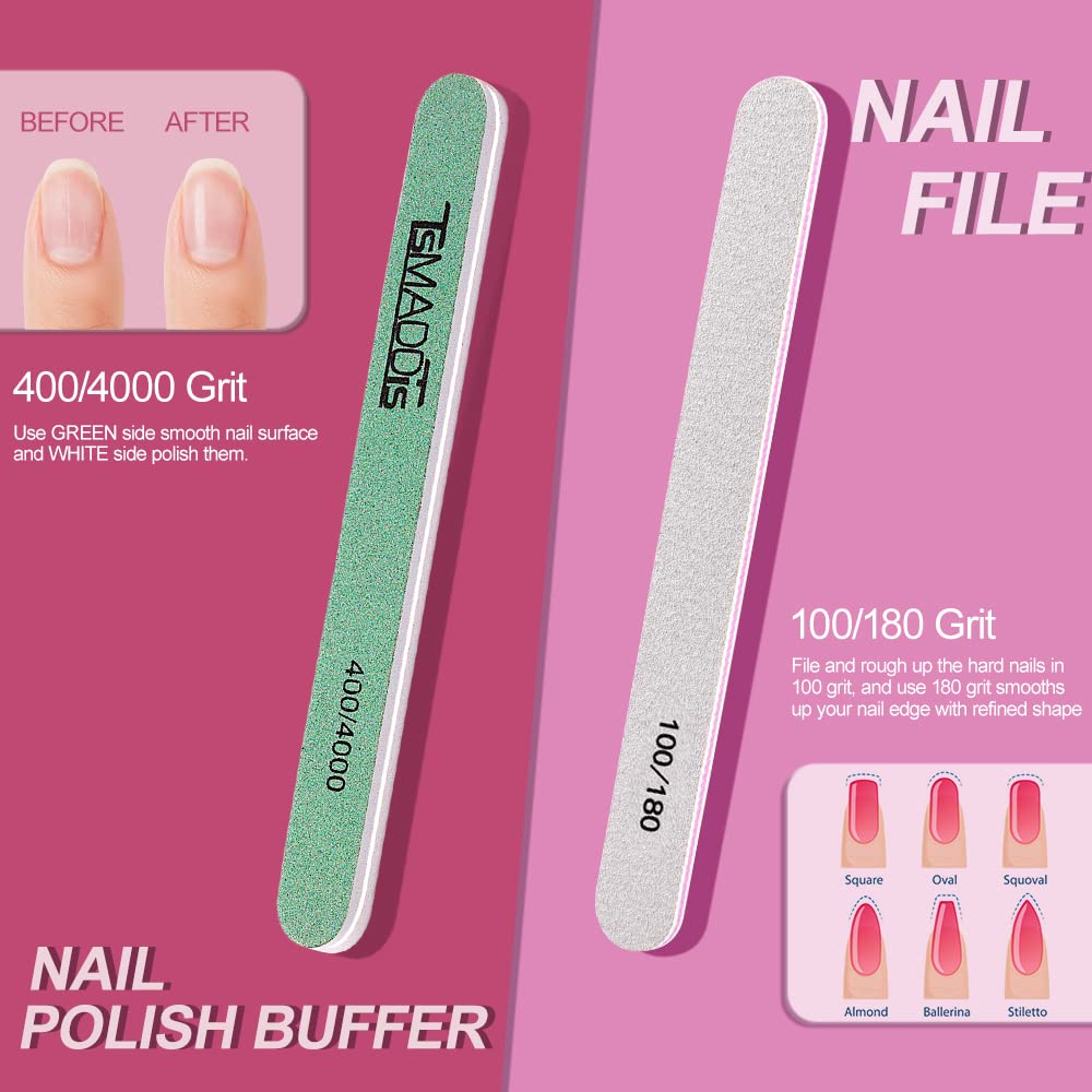 TsMADDTs cuticle pusher and triangle scraper tool set