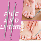 Full set of TsMADDTs manicure tools in pink packaging