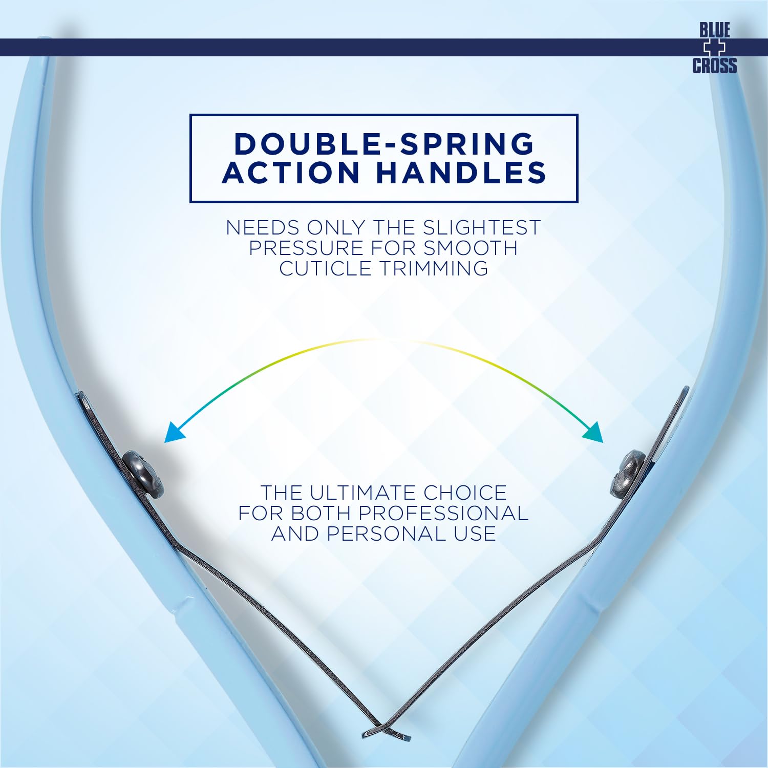 Premium cuticle nipper tool displaying sharp cutting edges angled view