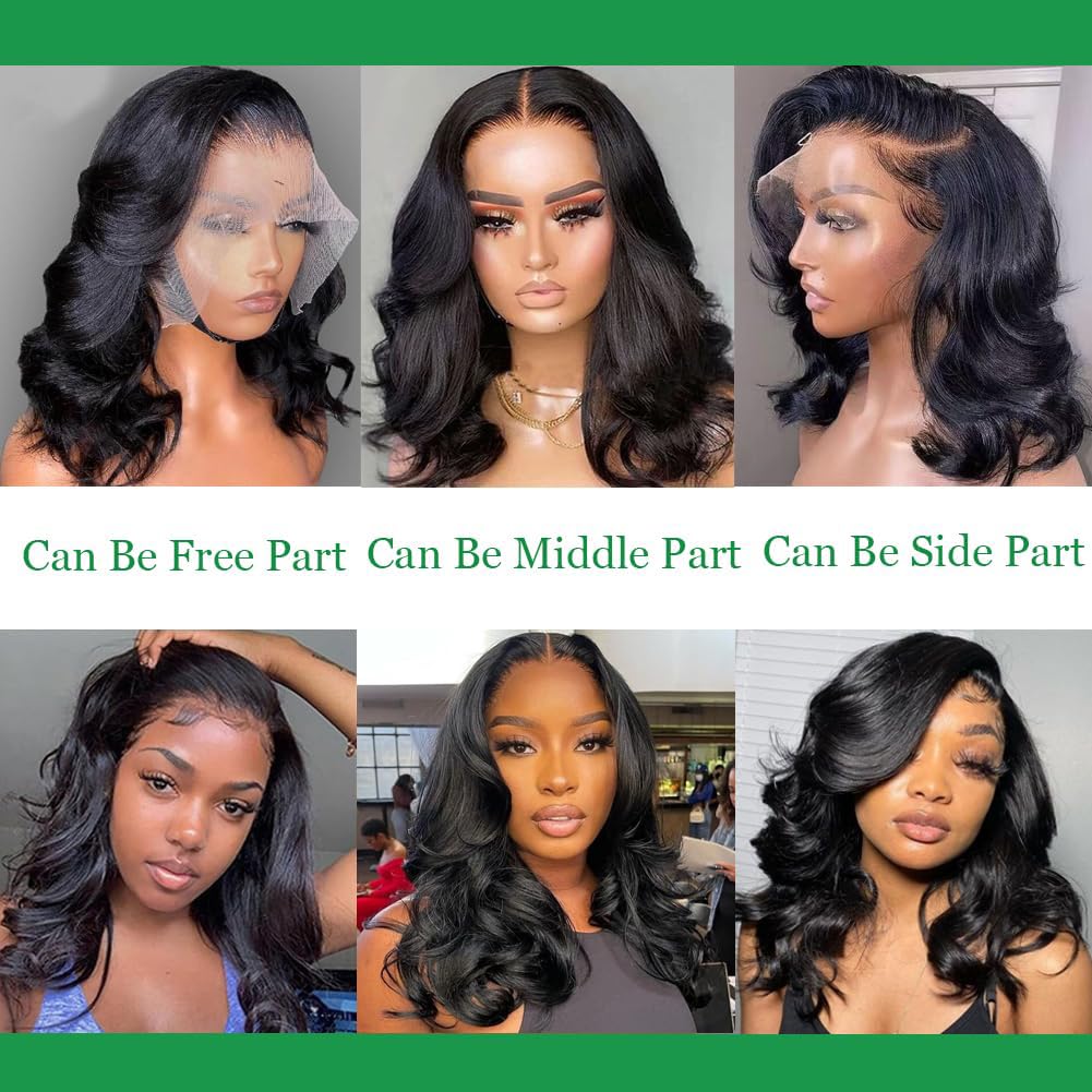 Close up of the 13x4 HD lace frontal material demonstrating scalp blendability.