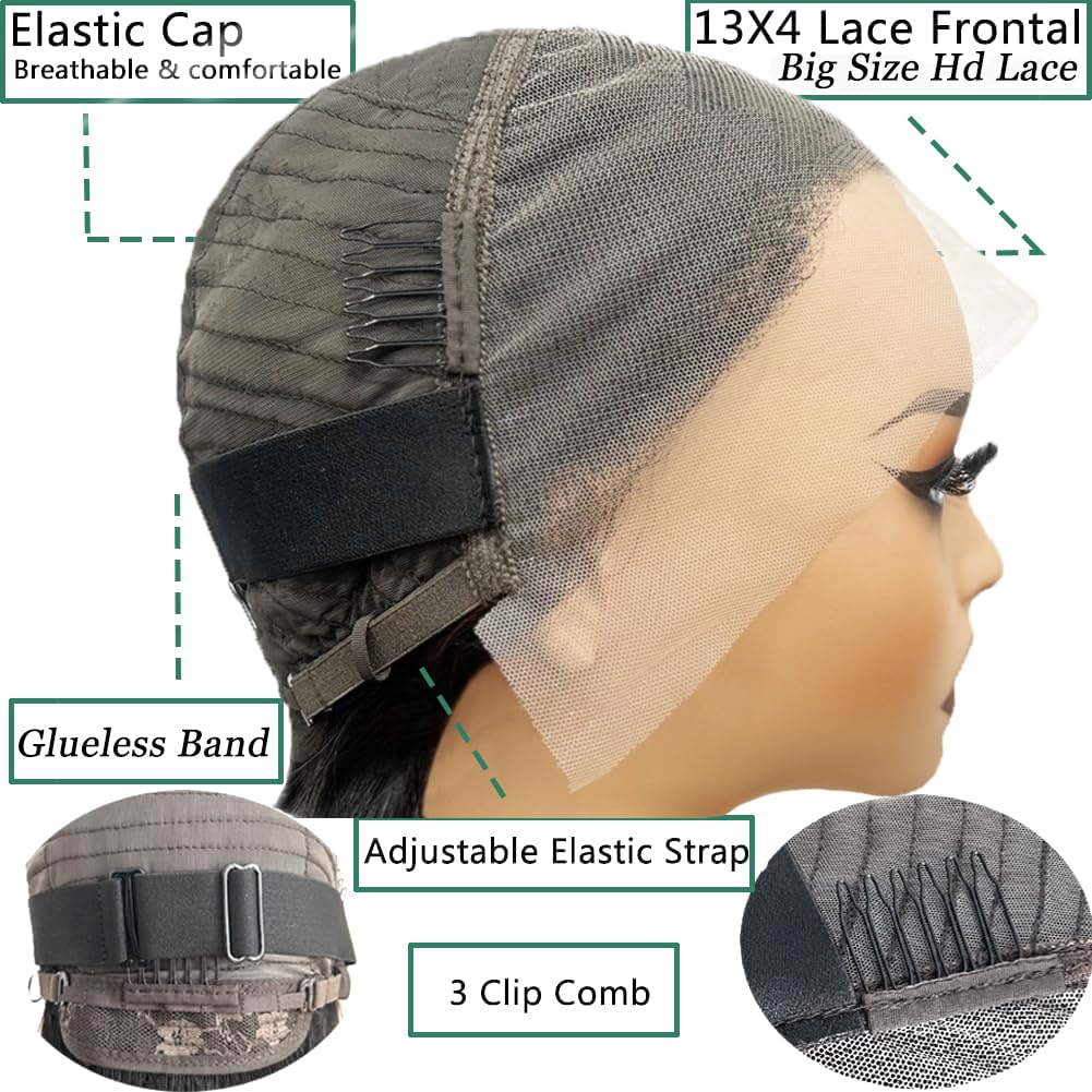 Texture detail of the 100 percent unprocessed natural black human hair strands.