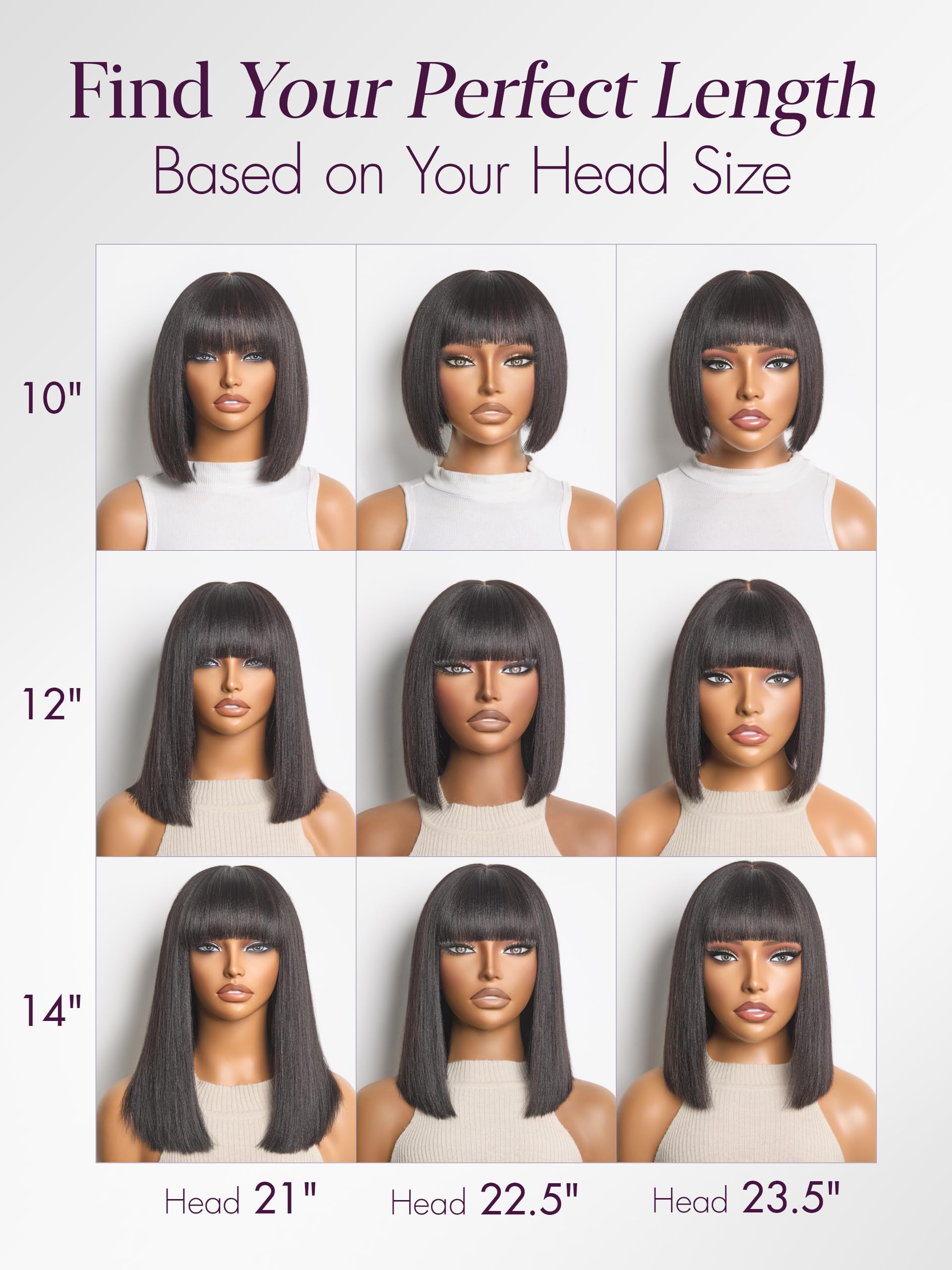 LUVME HAIR realistic HD lace short black bob wig hairline detail demonstrating the transparent seamless scalp blend