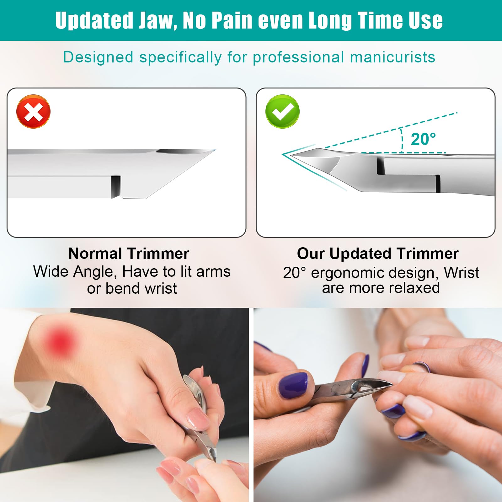 Diesisa dead skin remover tool displaying the dual spring action tension mechanism for easy manipulation