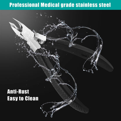 Full view of the premium manicure and pedicure cuticle tool on a clean background for professional salon use