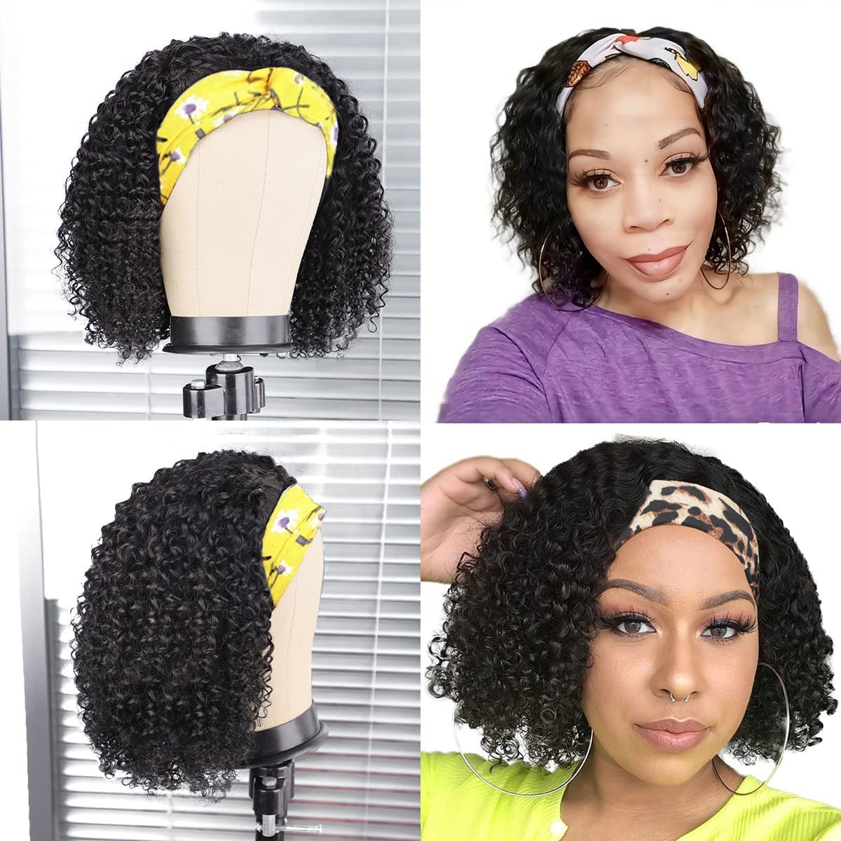 Aiterina non lace brazilian virgin hair unit displaying the natural black color and high density fullness