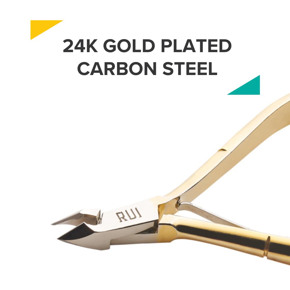 Rui Smiths cuticle nipper side profile showing double spring