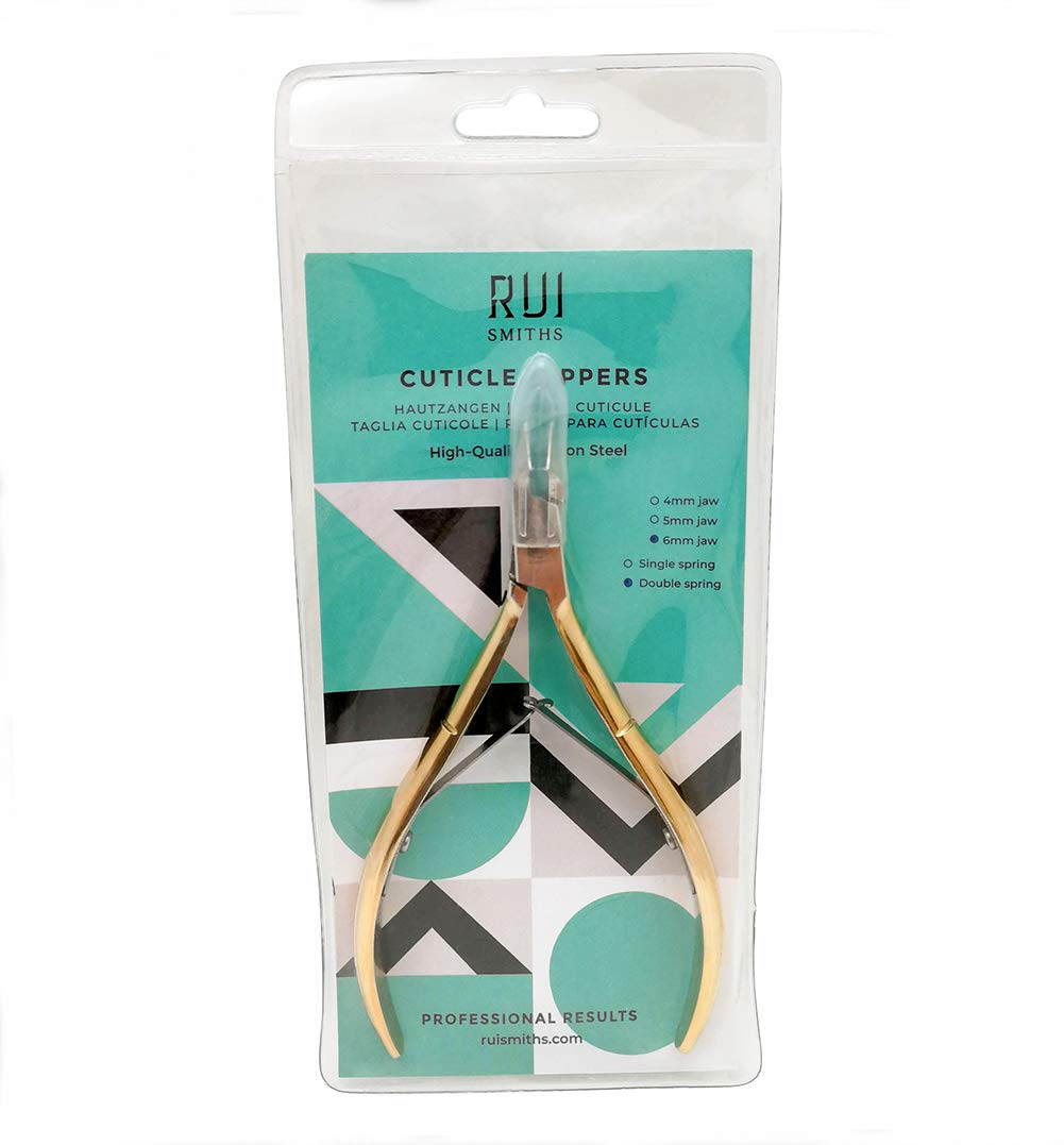 Rui Smiths gold plated nail grooming tool in packaging