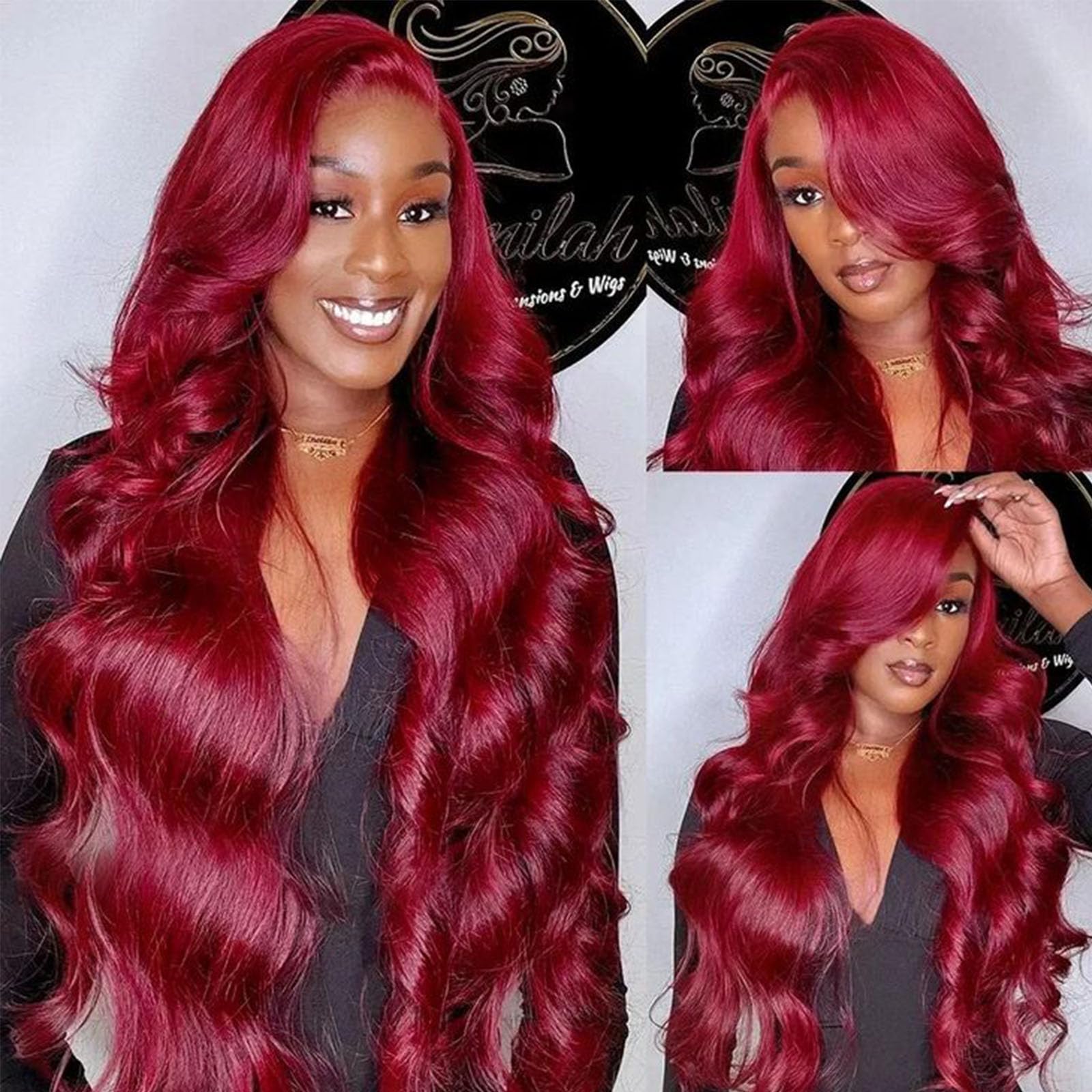 Detailed interior view of the adjustable glueless wig cap construction and secure combs