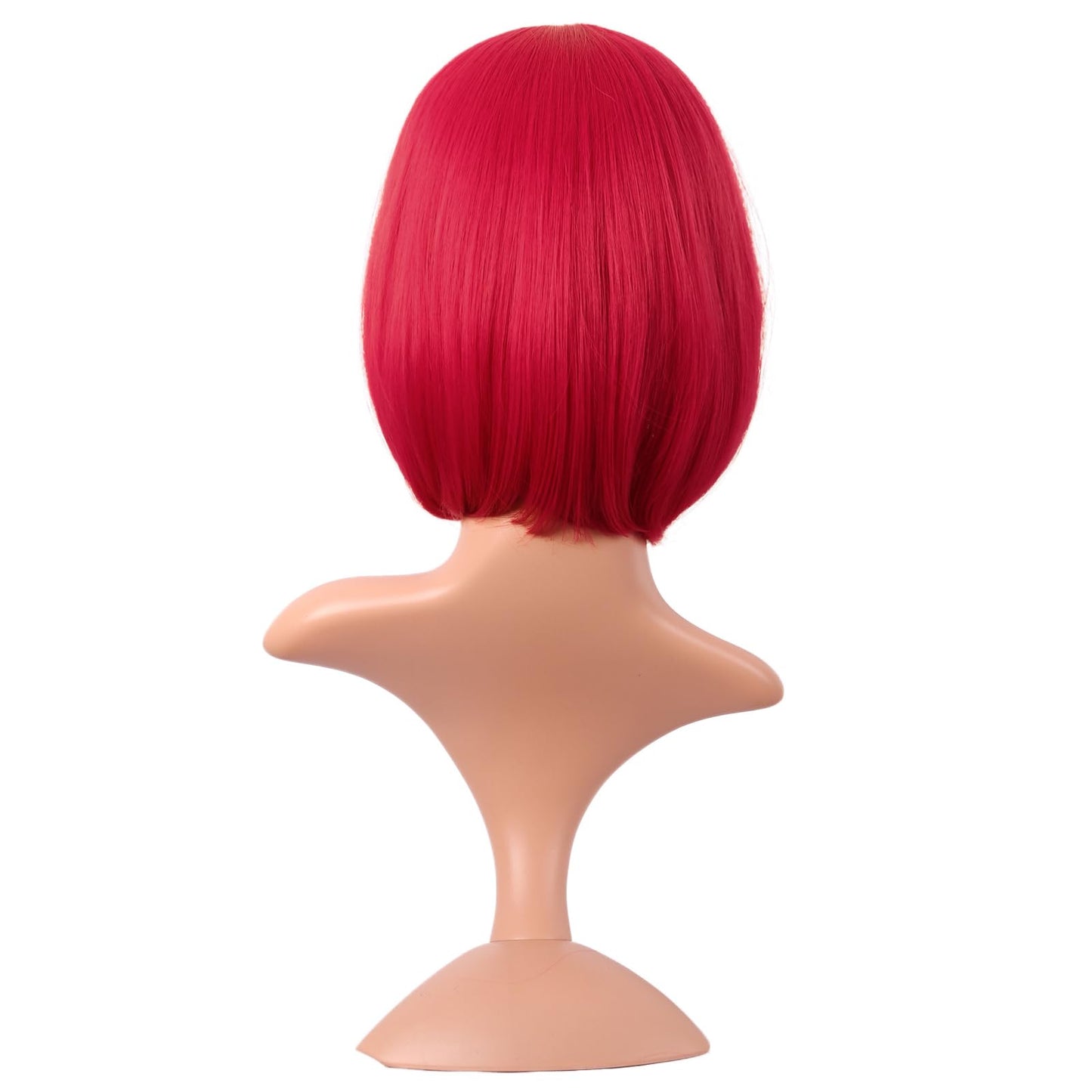 Interior structure of the MapofBeauty short cosplay hairpiece illustrating the adjustable cap net and buckle adjustment system