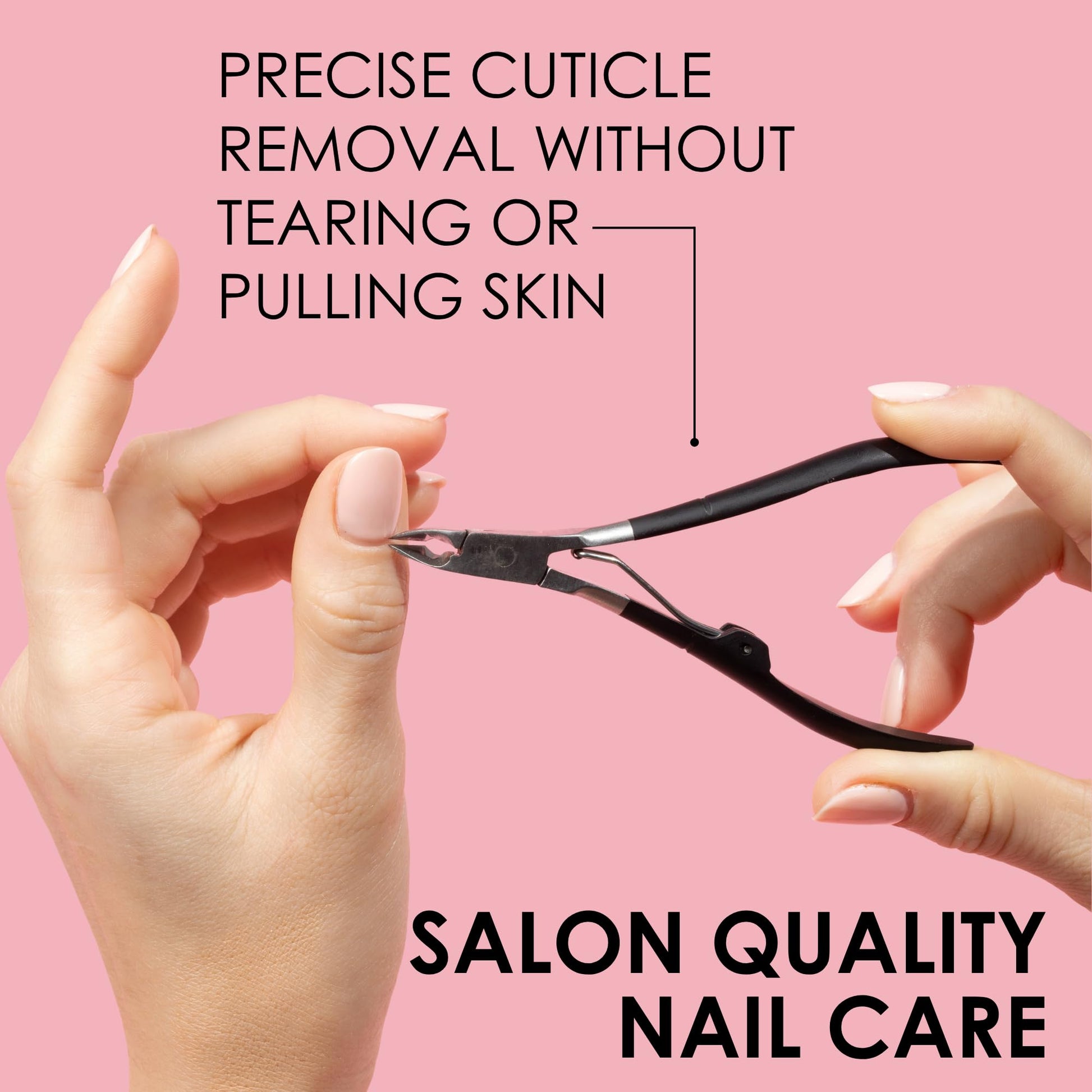 Ergonomic soft touch coating detail on nipper handle