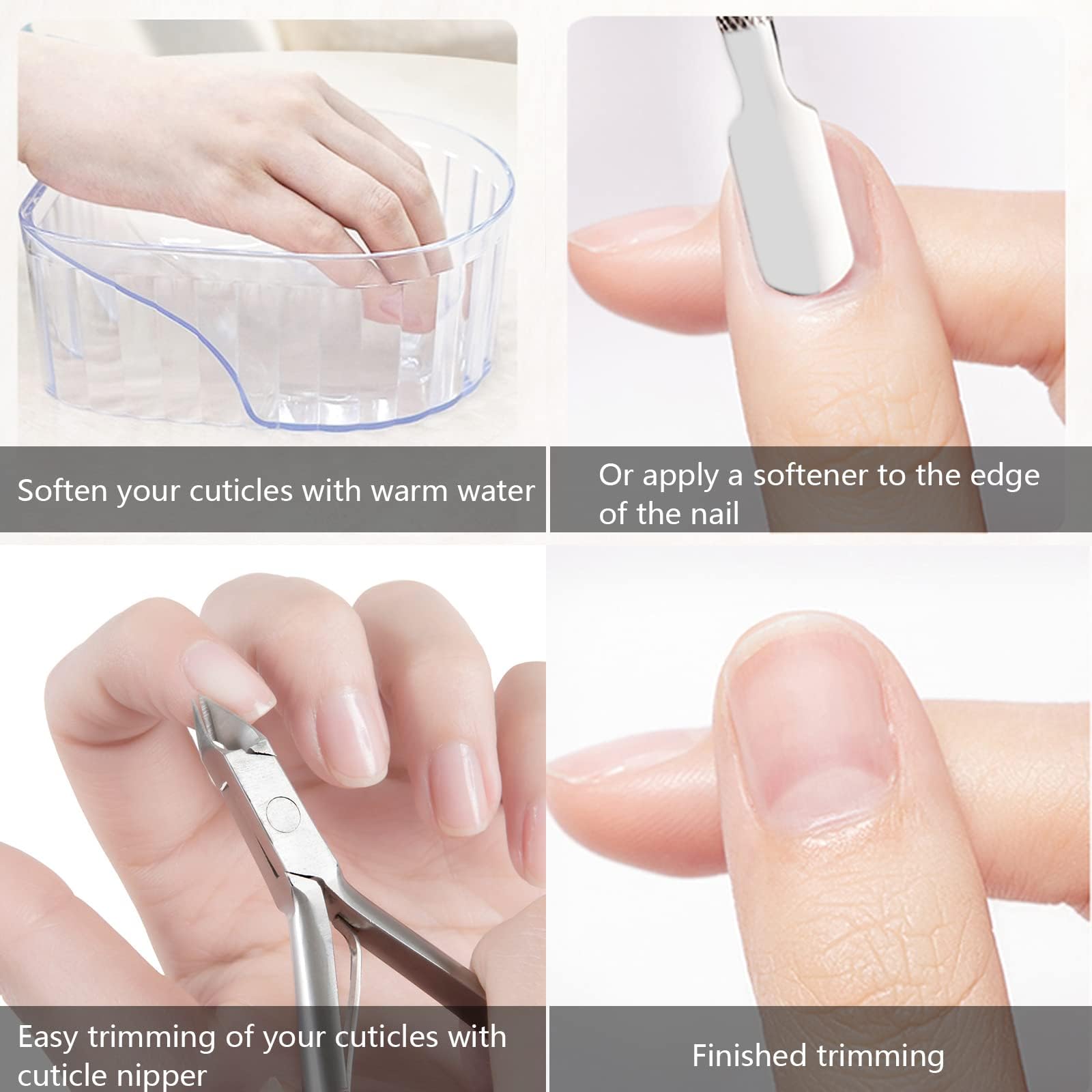 Close up of Japior pointed blade cuticle cutter